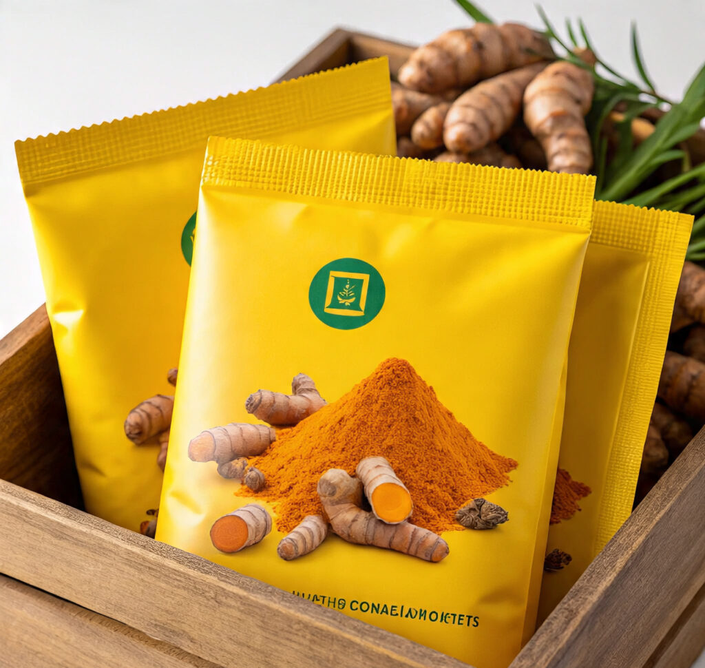 Turmeric Export turmeric packaging for export